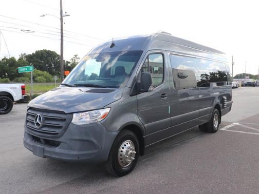 Selenite Grey Metallic 2022 Mercedes-Benz Sprinter 4500 High Roof V6