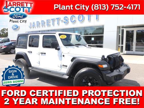 Bright White Clearcoat 2022 Jeep Wrangler Unlimited Sport