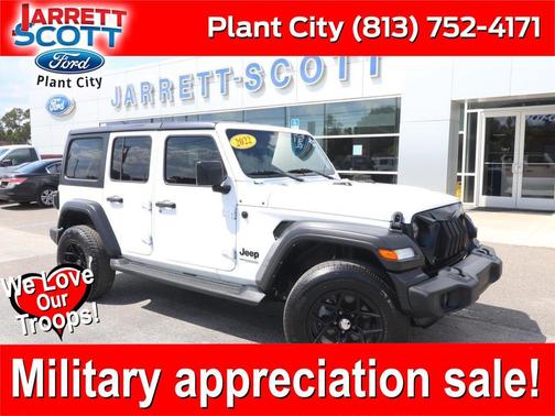 Bright White Clearcoat 2022 Jeep Wrangler Unlimited Sport