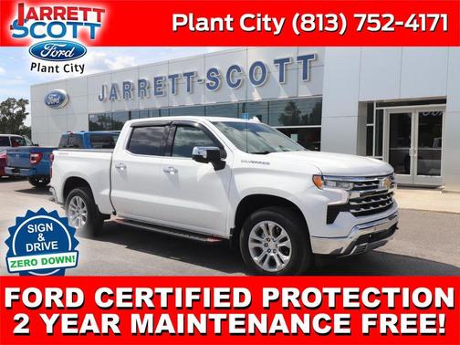 Summit White 2023 Chevrolet Silverado 1500 LTZ
