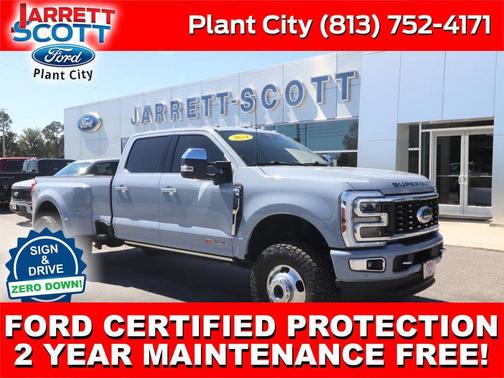 Glacier Gray Metallic TriCoat 2024 Ford F-350 Limited
