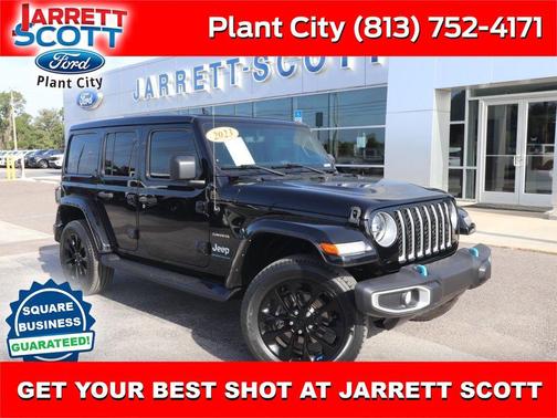 Black Clearcoat 2023 Jeep Wrangler 4xe Sahara