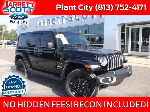 Black Clearcoat 2023 Jeep Wrangler 4xe Sahara