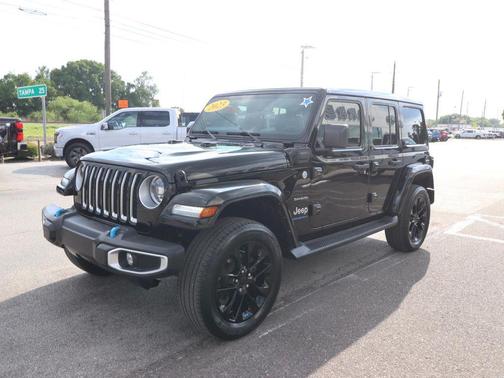 Black Clearcoat 2023 Jeep Wrangler 4xe Sahara