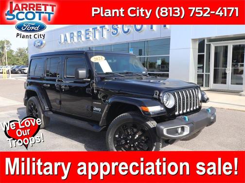 Black Clearcoat 2023 Jeep Wrangler 4xe Sahara