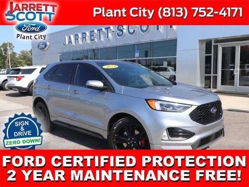 Iconic Silver Metallic 2022 Ford Edge ST