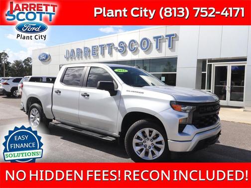 Silver Ice Metallic 2022 Chevrolet Silverado 1500 Custom