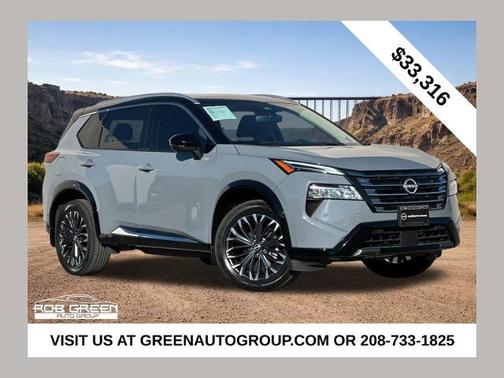 Boulder Gray Metallic 2024 Nissan Rogue Platinum