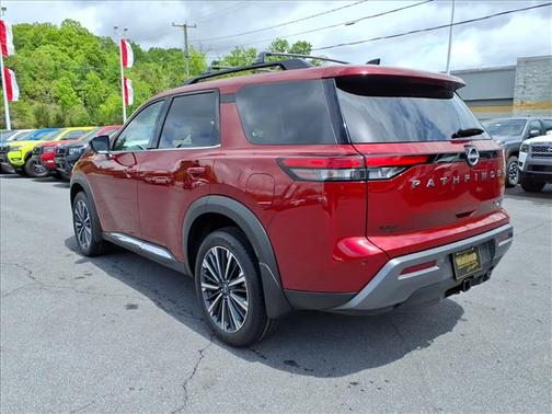 Scarlet Ember 2026 Nissan Pathfinder Platinum