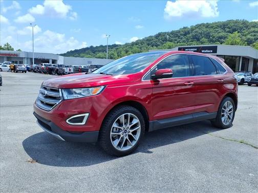 Ruby Red Metallic 2017 Ford Edge Titanium