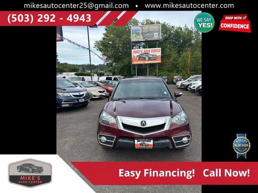 Burgundy 2010 Acura RDX Base