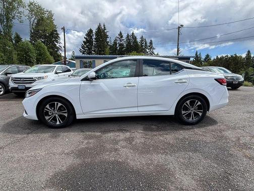 White 2021 Nissan Sentra SV