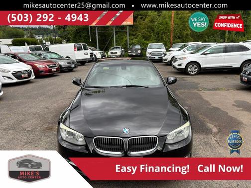 Black 2011 BMW 328 328i Convertible 2D
