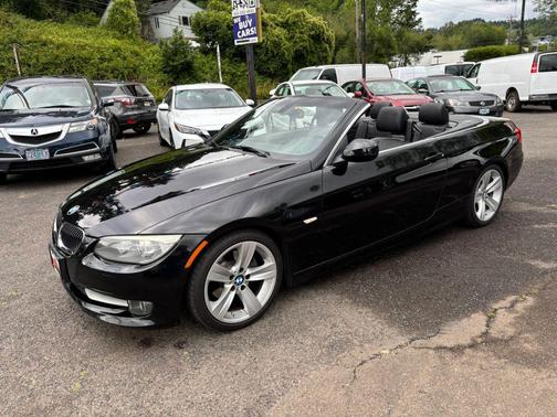 Black 2011 BMW 328 328i Convertible 2D