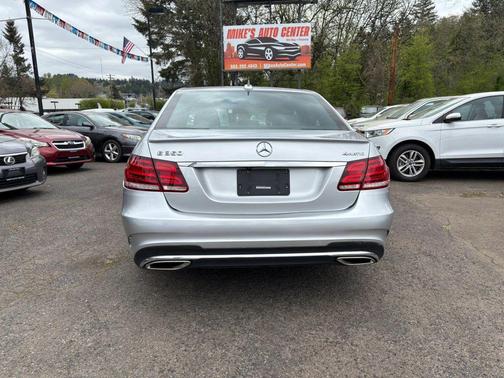 Silver 2016 Mercedes-Benz E-Class E 350 4MATIC Sedan 4D