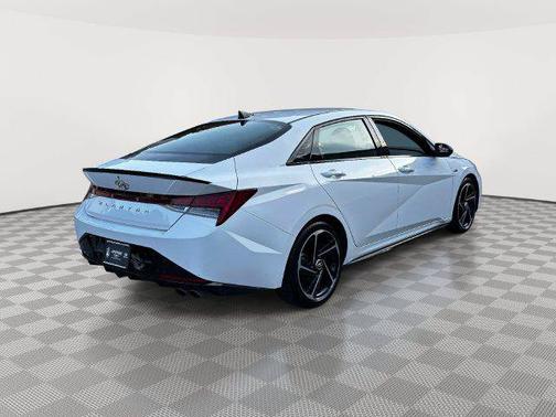 White 2023 Hyundai ELANTRA N Line