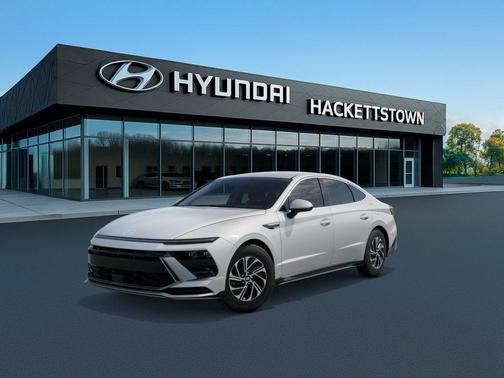 Serenity White 2026 Hyundai SONATA Hybrid Base