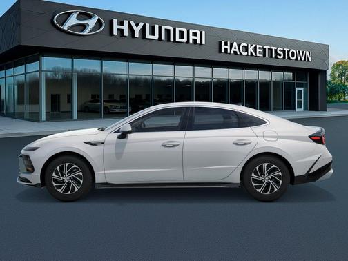 Serenity White 2026 Hyundai SONATA Hybrid Base