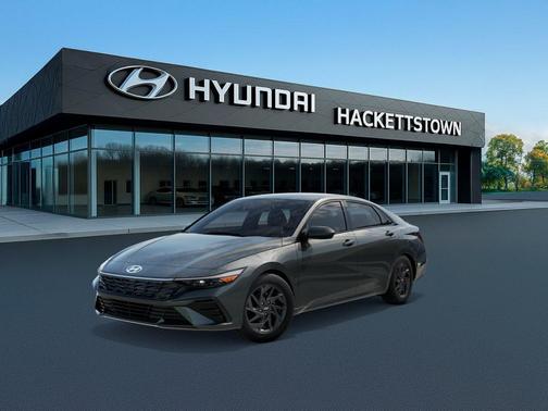 Amazon Gray 2026 Hyundai ELANTRA HEV Blue