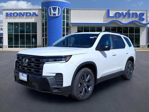 Platinum White Pearl 2026 Honda Pilot Sport