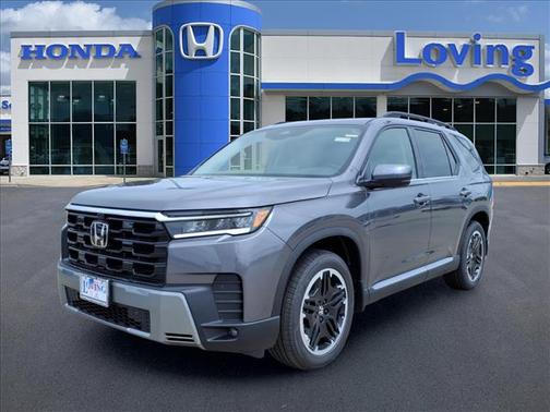 Modern Steel Metallic 2026 Honda Pilot Touring S