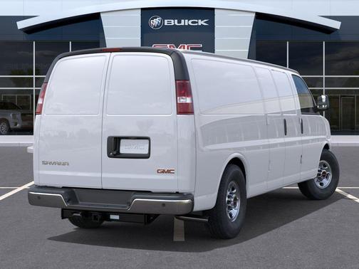 Summit White 2025 GMC Savana 2500 RWD 3500 Extended Wheelbase Work Van