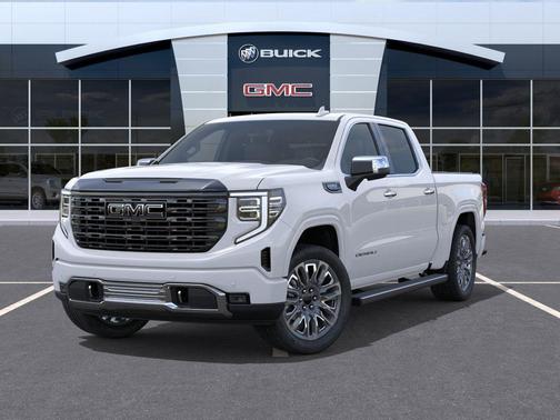 Glacier White Tricoat 2026 GMC Sierra 1500 Denali Ultimate