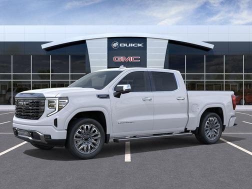 Glacier White Tricoat 2026 GMC Sierra 1500 Denali Ultimate