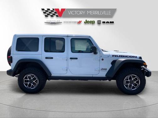 Bright White Clearcoat 2025 Jeep Wrangler Rubicon