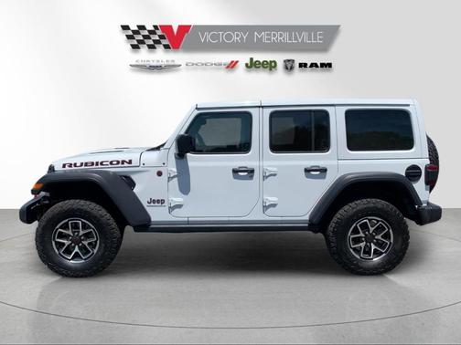 Bright White Clearcoat 2025 Jeep Wrangler Rubicon