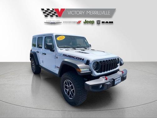 Bright White Clearcoat 2025 Jeep Wrangler Rubicon