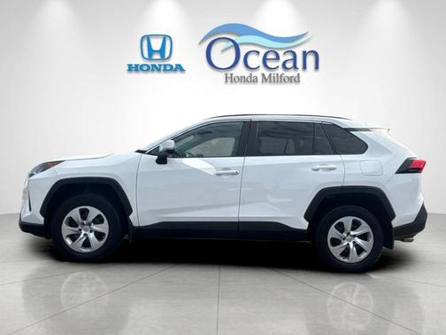 Super White 2021 Toyota RAV4 LE