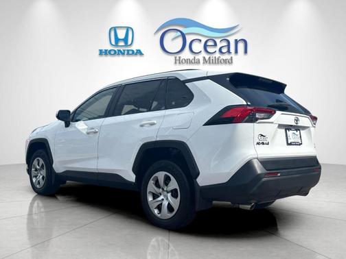 Super White 2021 Toyota RAV4 LE