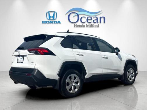 Super White 2021 Toyota RAV4 LE