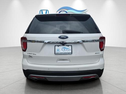 White Platinum Tri-Coat Metallic 2016 Ford Explorer Limited