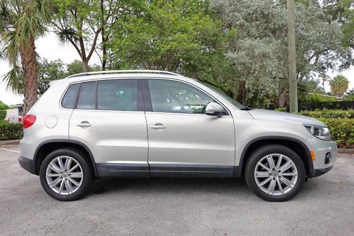 White Gold Metallic 2013 Volkswagen Tiguan SE