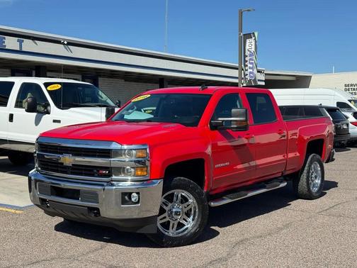 RED 2016 Chevrolet Silverado 2500 LT