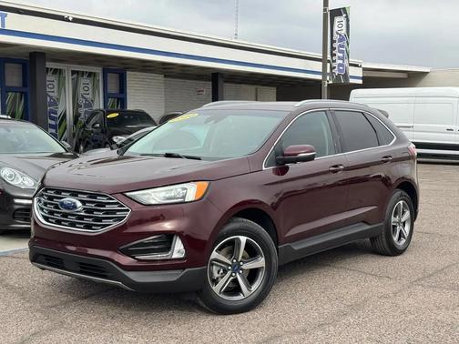 Burgundy Velvet Metallic Tinted Clearcoat 2020 Ford Edge SEL
