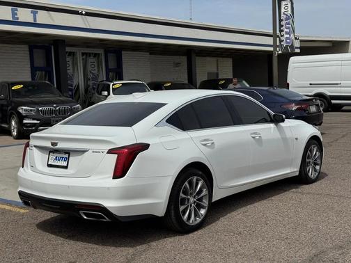 WHITE 2020 Cadillac CT5 Premium Luxury RWD