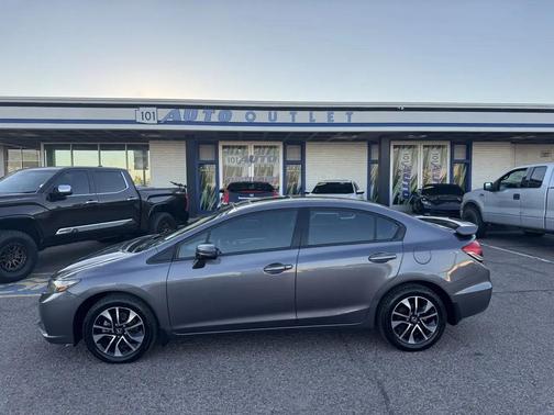 Gray 2014 Honda Civic EX