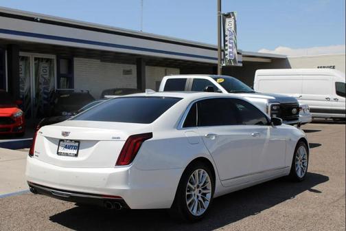 Crystal White Tricoat 2018 Cadillac CT6 3.6L Base