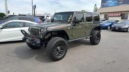 Green 2016 Jeep Wrangler Unlimited Rubicon