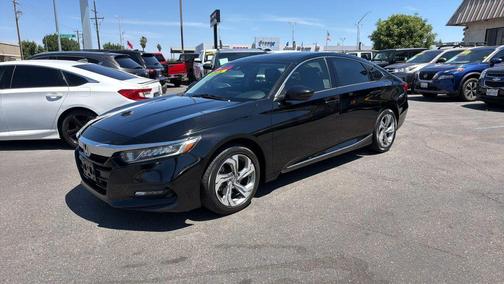 Black 2018 Honda Accord EX-L 2.0T