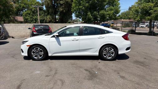 White 2016 Honda Civic LX