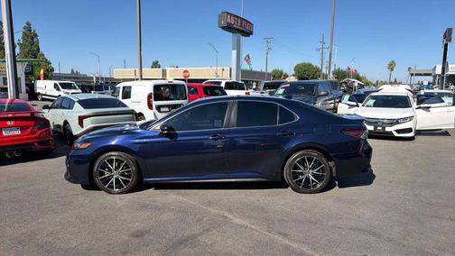 Purple 2021 Toyota Camry SE