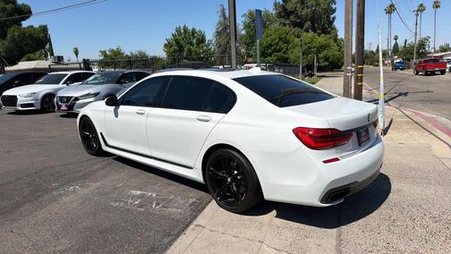 White 2016 BMW 740 740i Sedan 4D