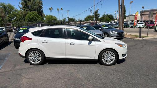 White 2016 Ford Focus Titanium