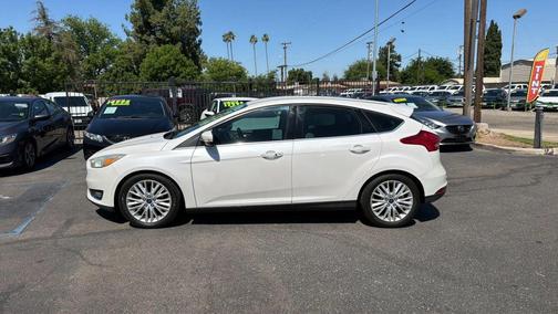White 2016 Ford Focus Titanium