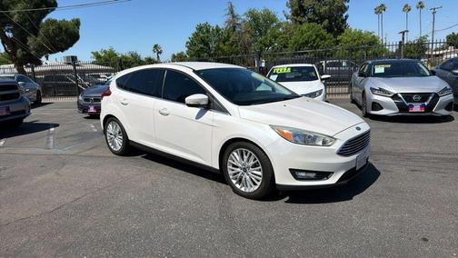 White 2016 Ford Focus Titanium