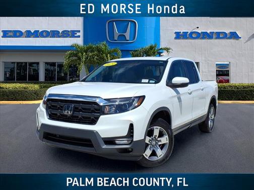 Platinum White Pearl 2024 Honda Ridgeline RTL